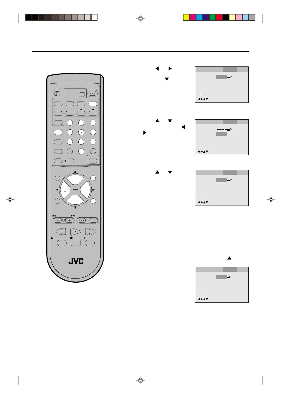 Additional information, Parental control setting | JVC AV-20FD22 User Manual | Page 35 / 52