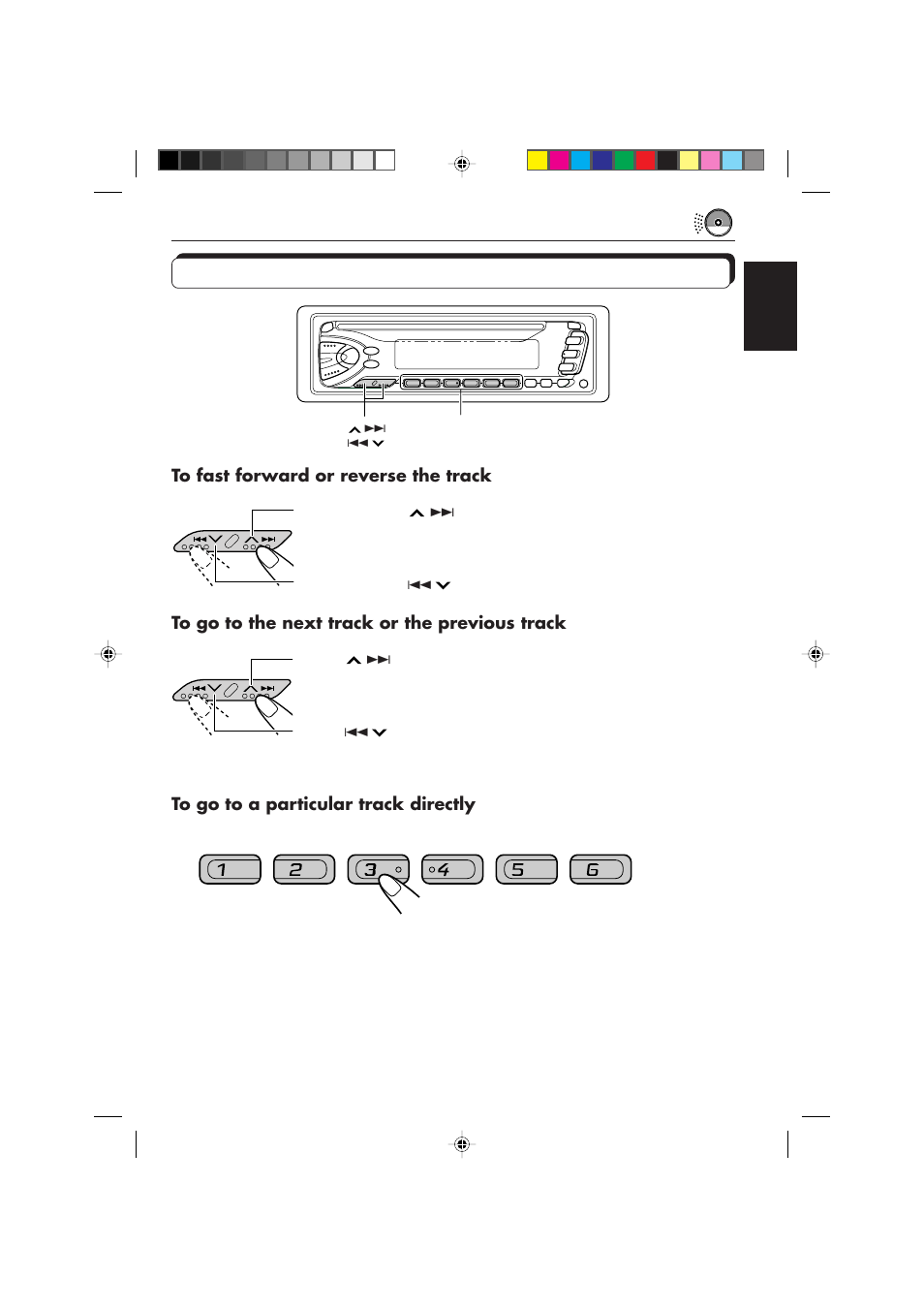 Locating a track or a particular portion on a cd | JVC DIGITAL AUDIO KD-S550 User Manual | Page 11 / 94