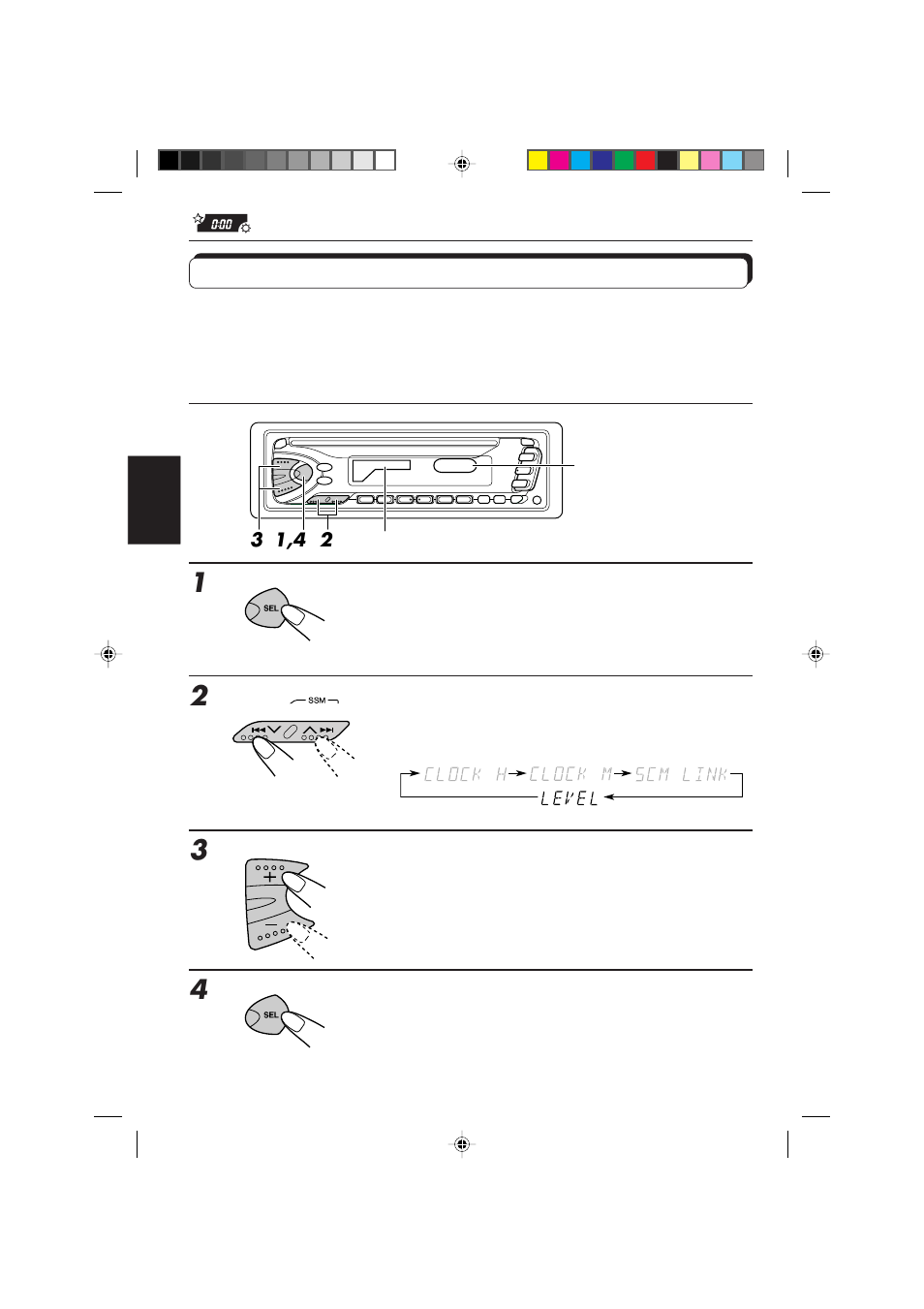 Sélection de l’affichage du niveau | JVC DIGITAL AUDIO KD-S550 User Manual | Page 66 / 94