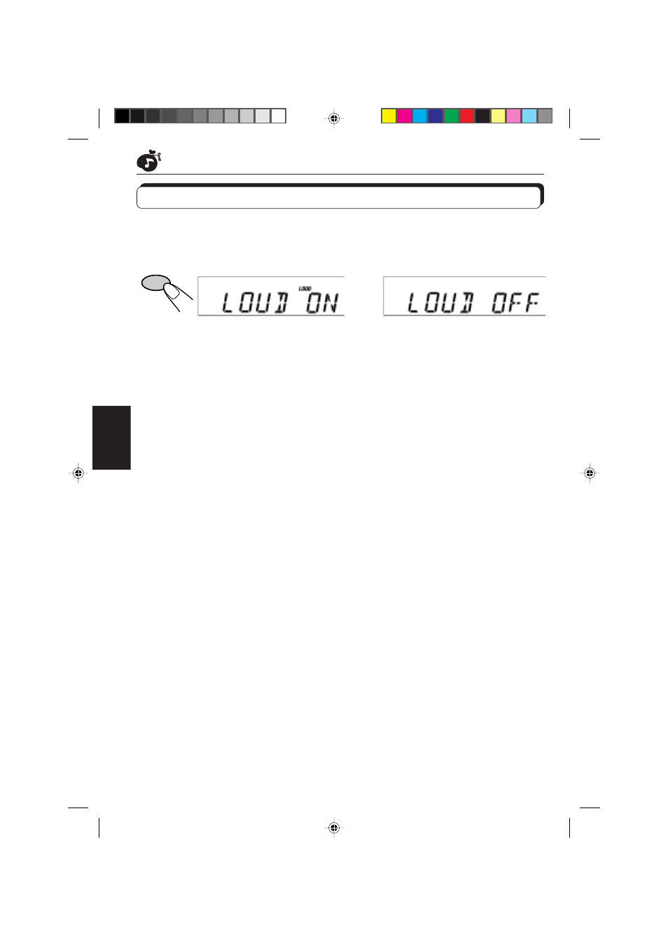 Loud in-/uitschakelen | JVC DIGITAL AUDIO KD-S550 User Manual | Page 83 / 94