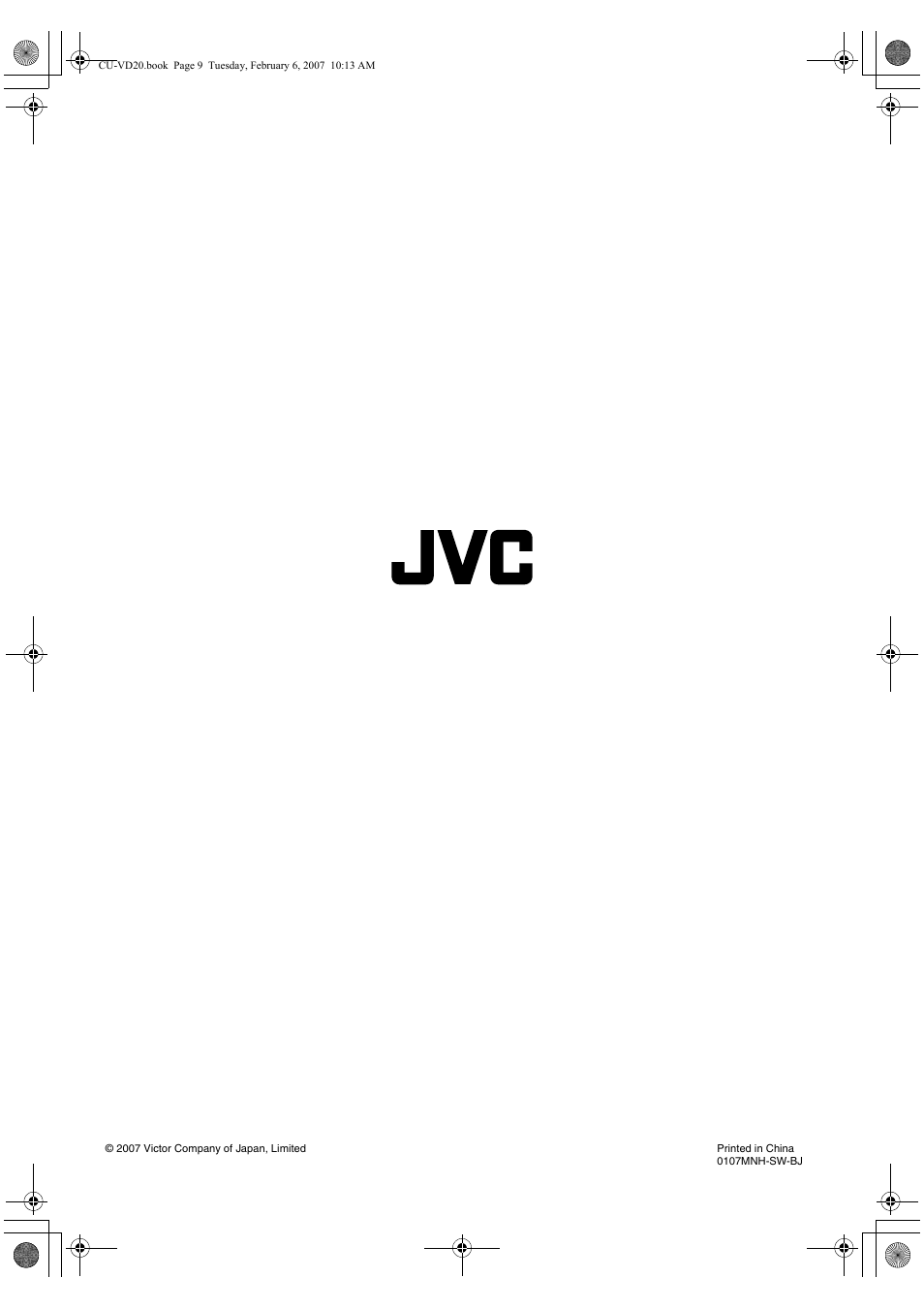 JVC CU-VD20US User Manual | Page 128 / 128