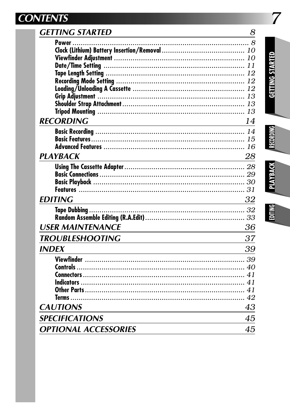 JVC 0397TOV*UN*YP User Manual | Page 7 / 48