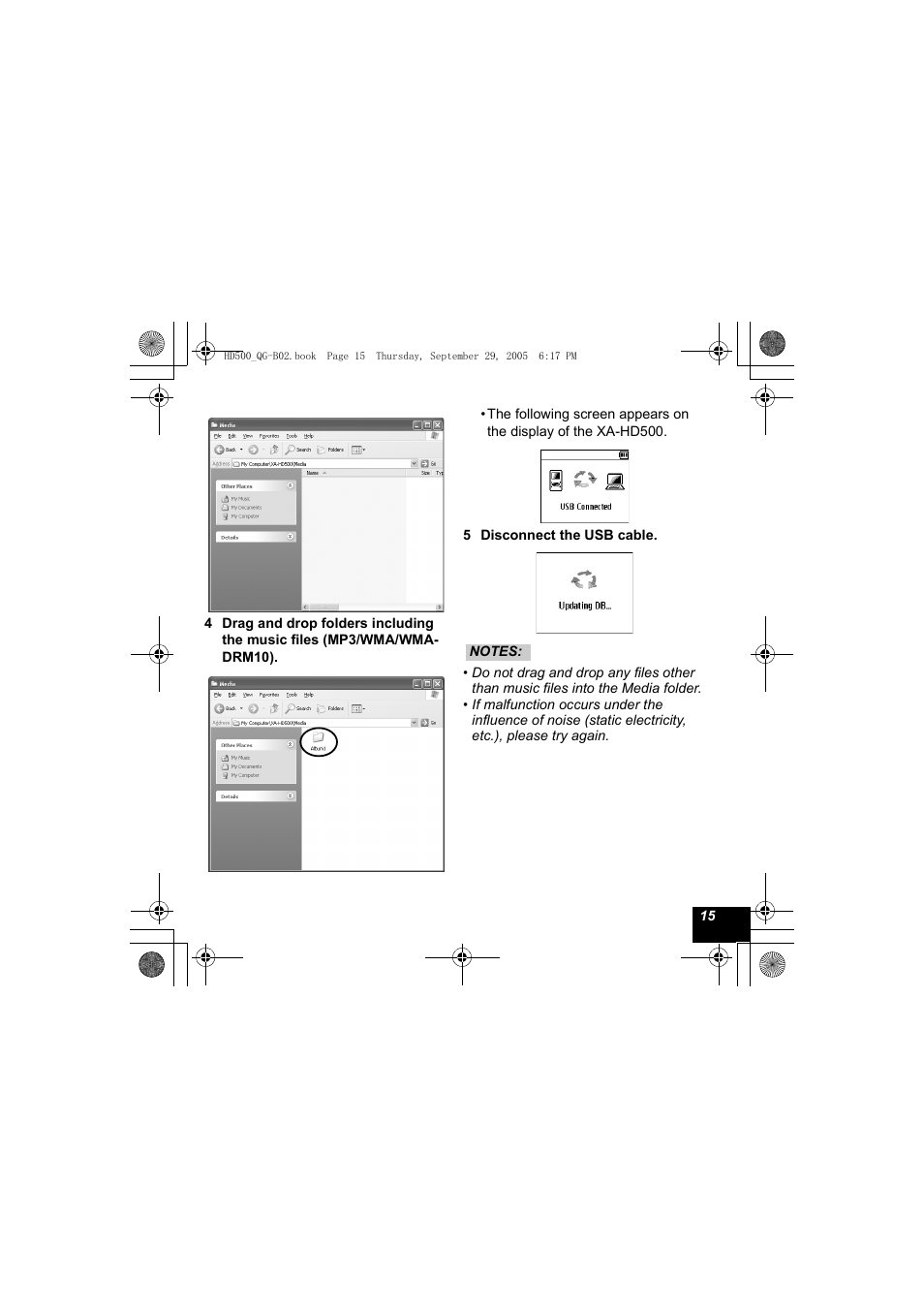 JVC XA-HD500S User Manual | Page 15 / 26