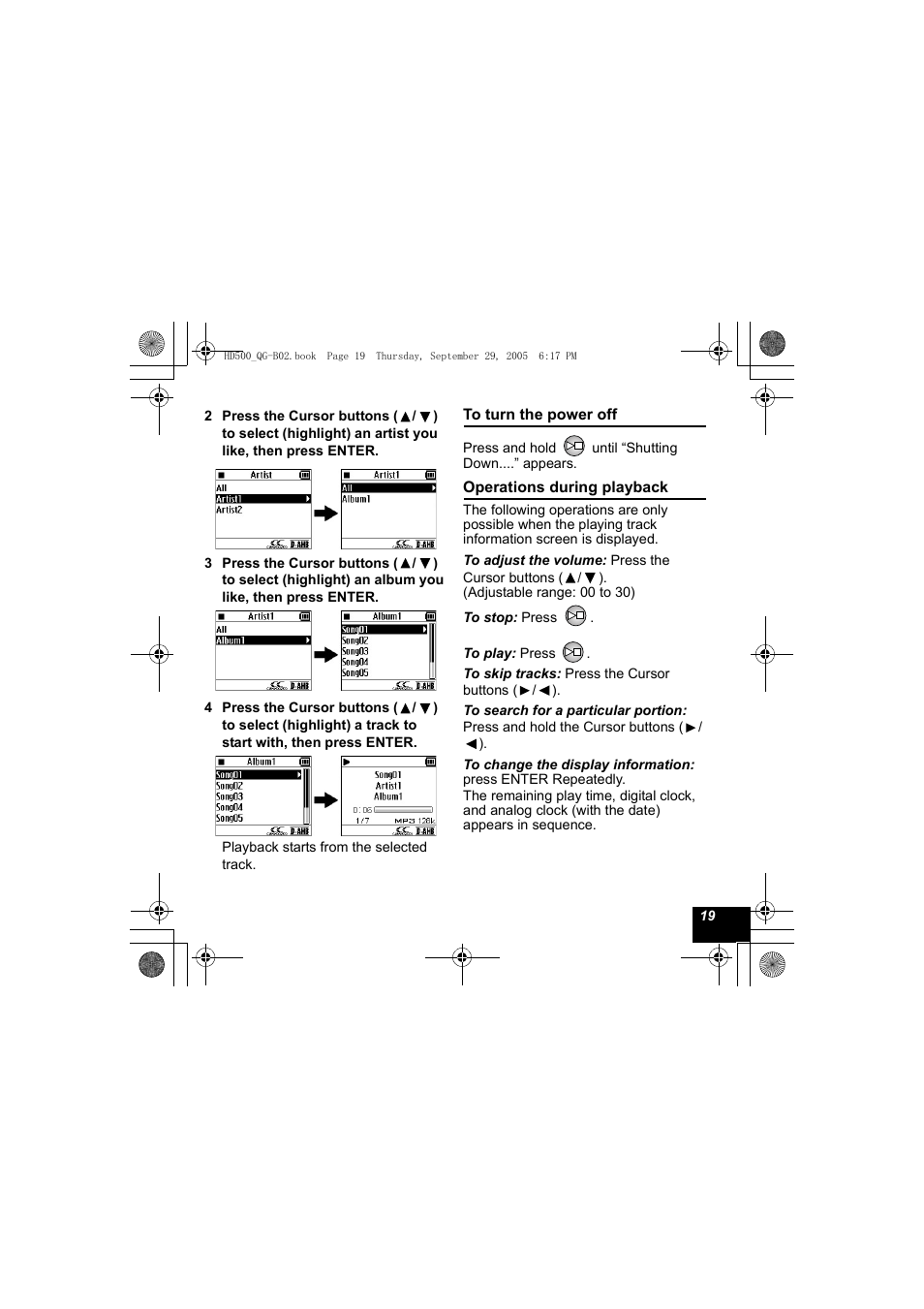 JVC XA-HD500S User Manual | Page 19 / 26