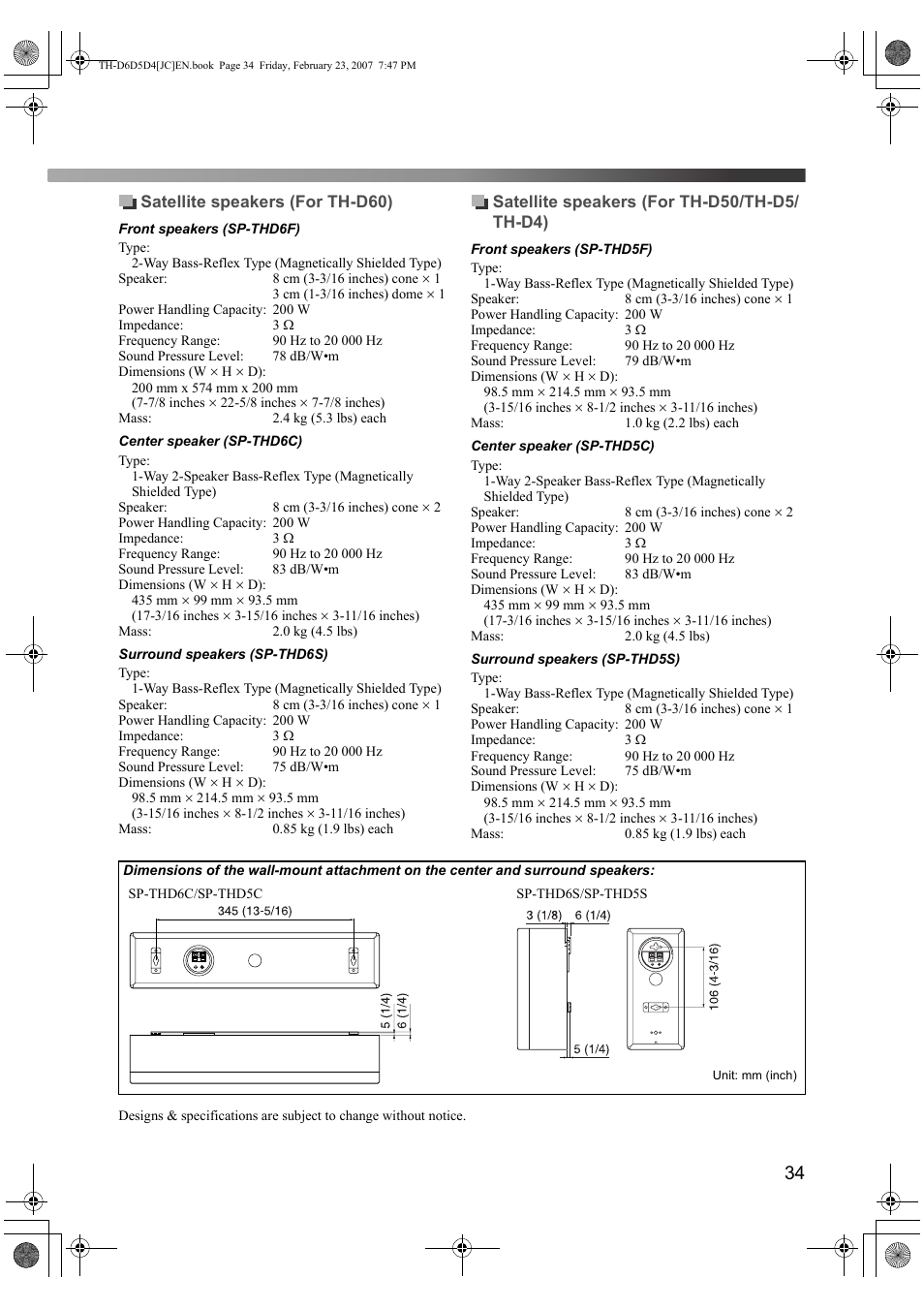 JVC THD60 User Manual | Page 37 / 40