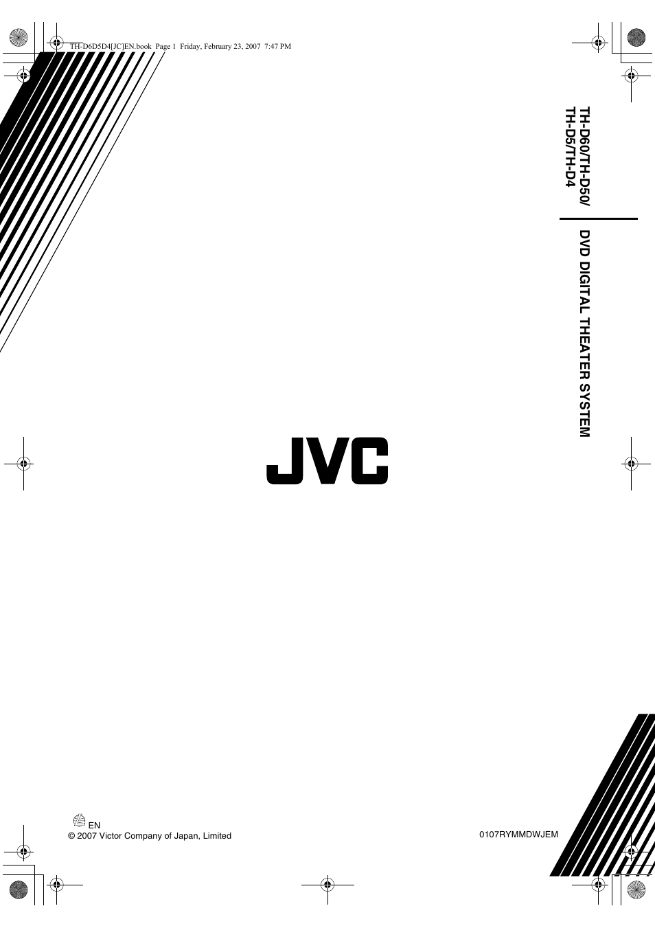 JVC THD60 User Manual | Page 40 / 40