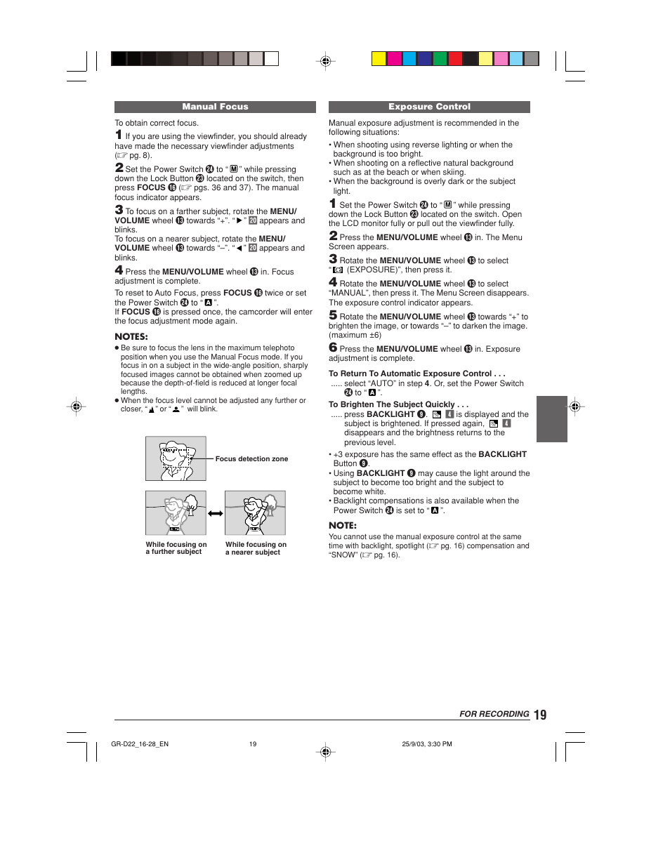 JVC GR-D22 User Manual | Page 19 / 40