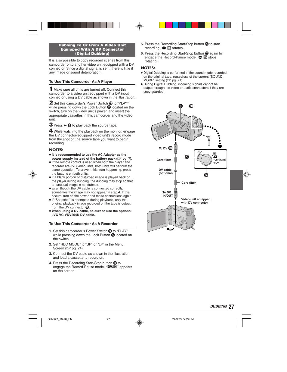 6) e r | JVC GR-D22 User Manual | Page 27 / 40