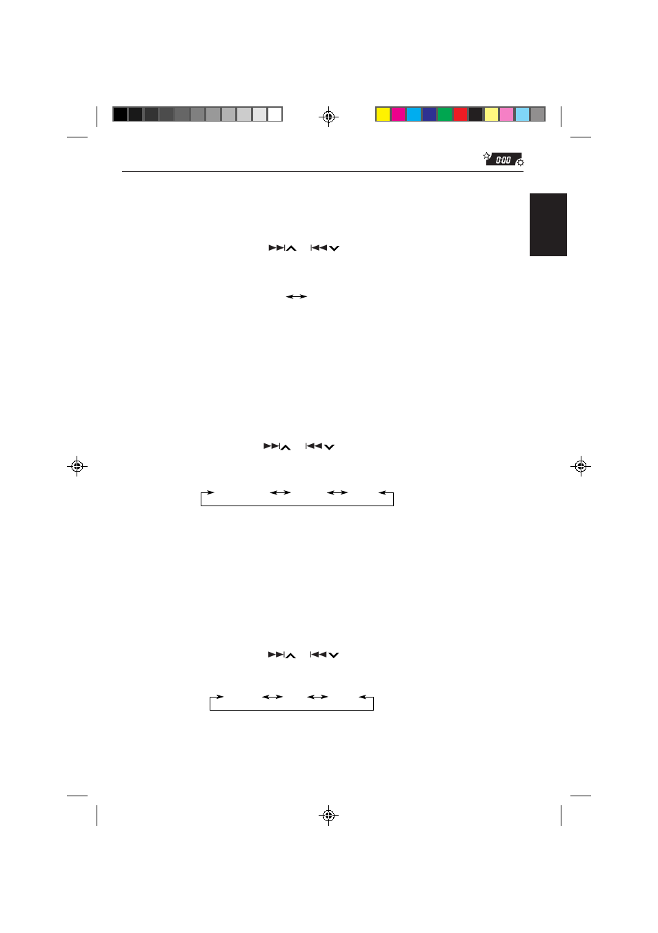 Selecting 24-hour or 12-hour clock, Selecting the level display, Selecting the dimmer mode | JVC KD-MX3000R User Manual | Page 33 / 54