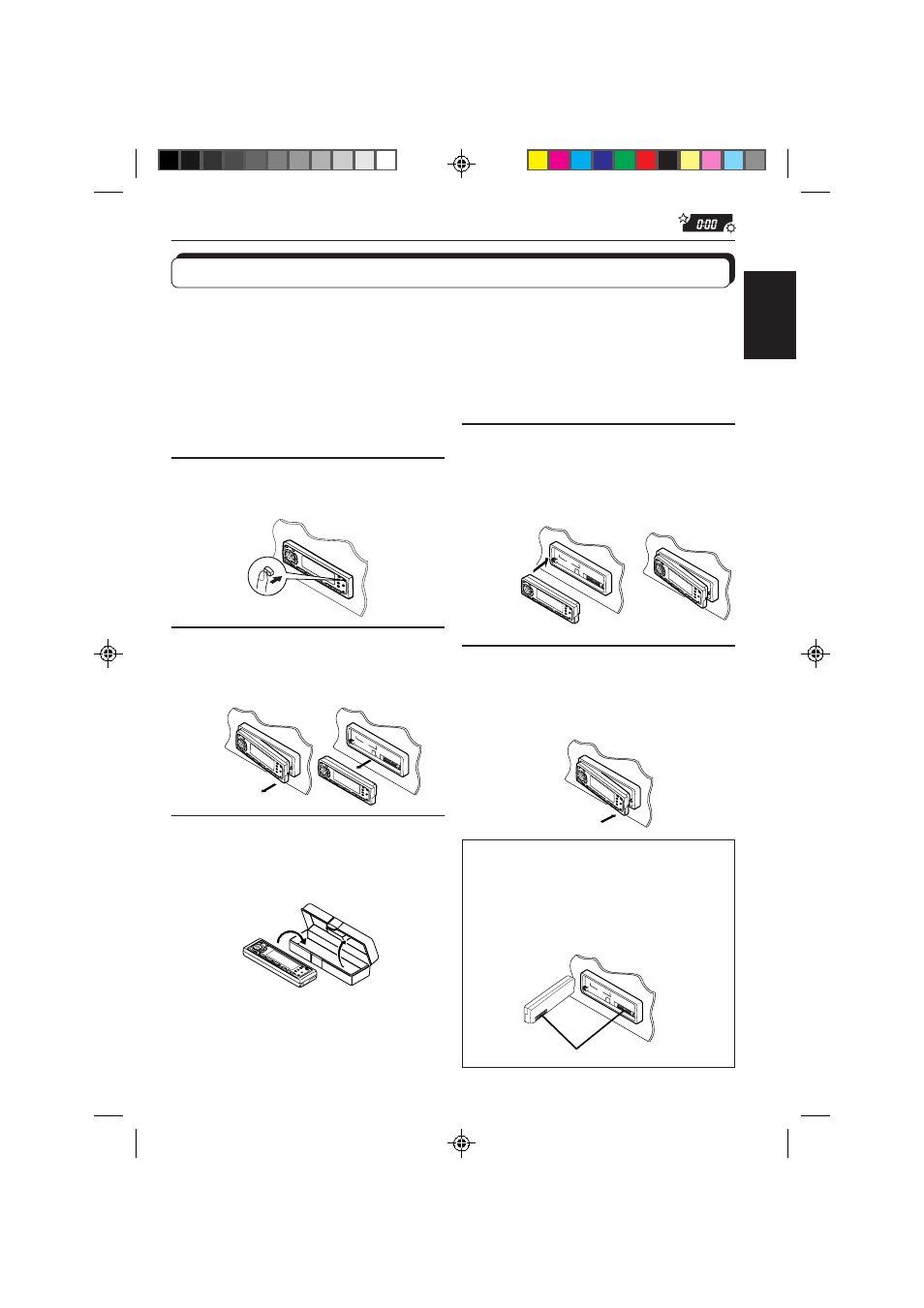 Detaching the control panel | JVC KD-MX3000R User Manual | Page 41 / 54