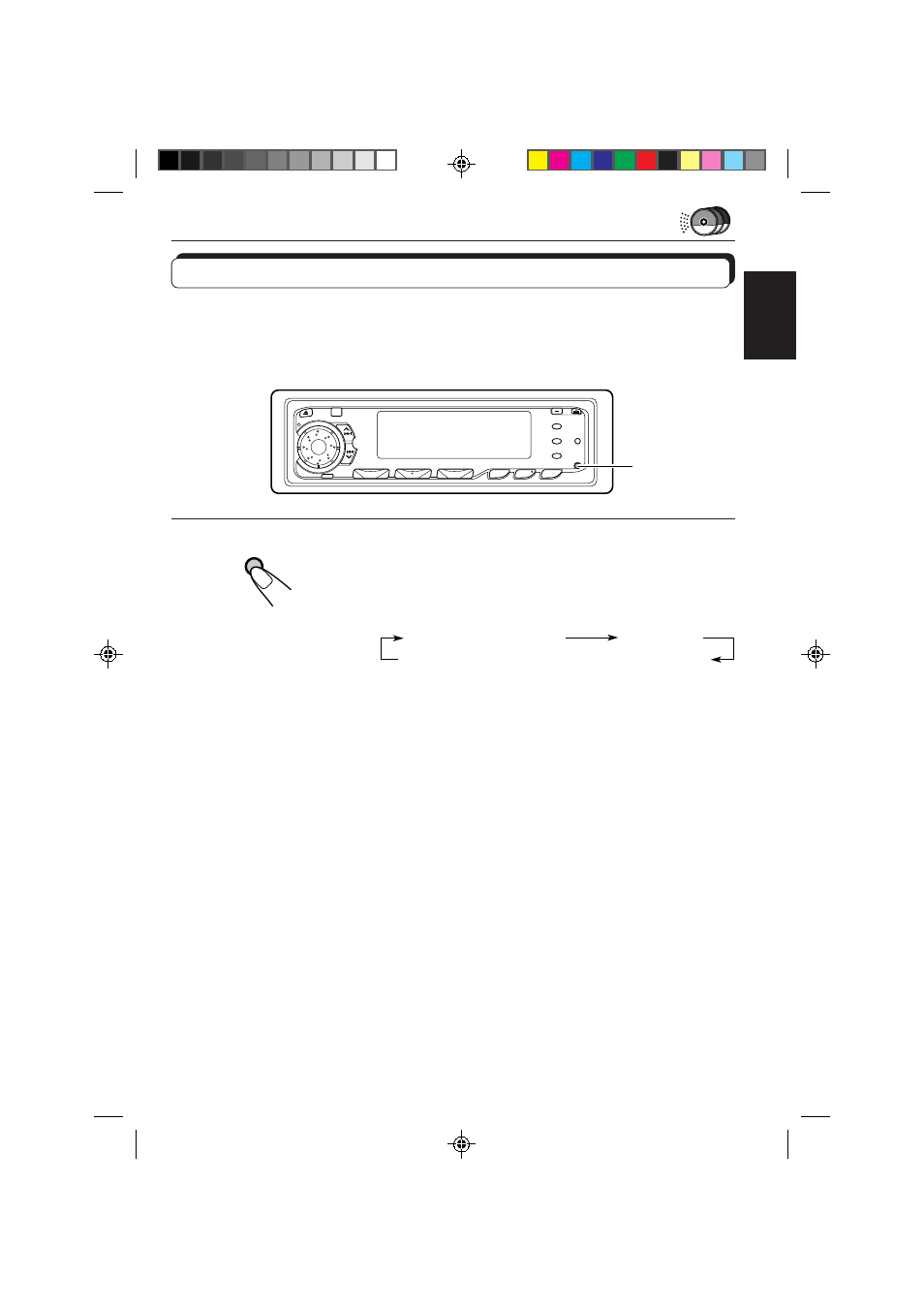 Playing the cd text, Select the text display mode while playing a cd | JVC KD-MX3000R User Manual | Page 47 / 54