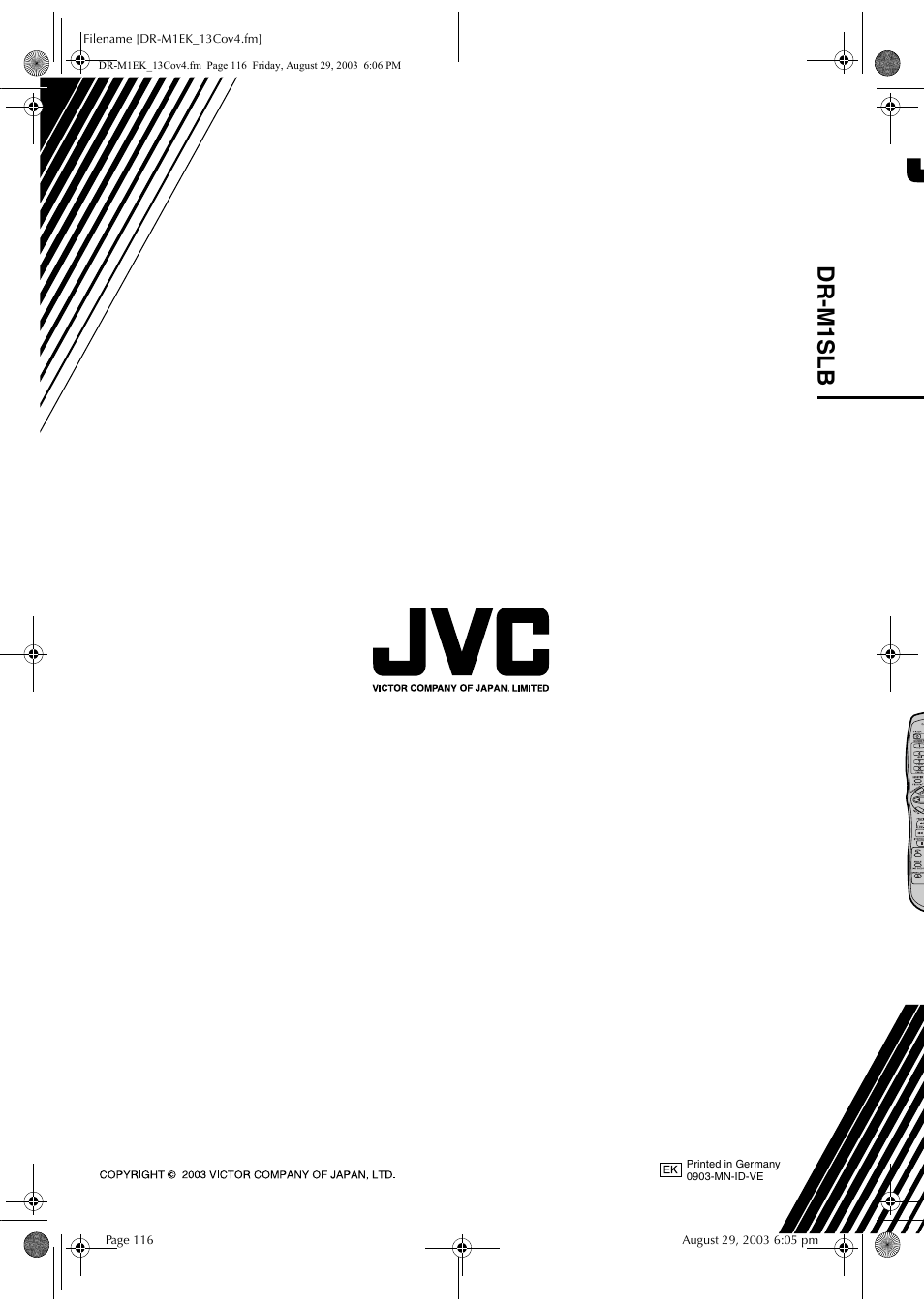 Back, Dr-m1slb | JVC LPT0827-001B User Manual | Page 116 / 116