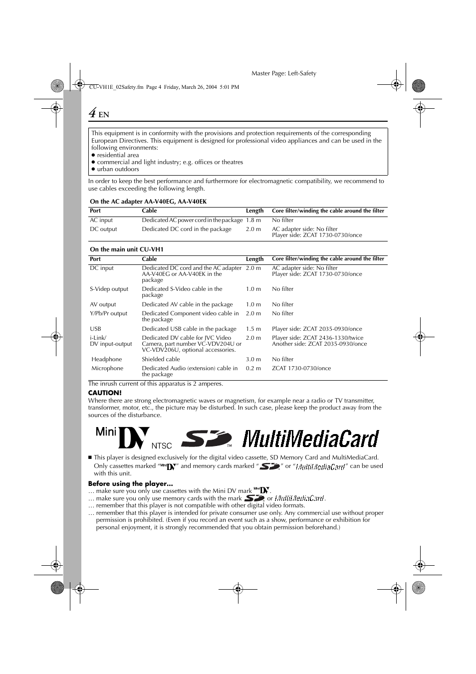 JVC LYT1300-001A User Manual | Page 4 / 60