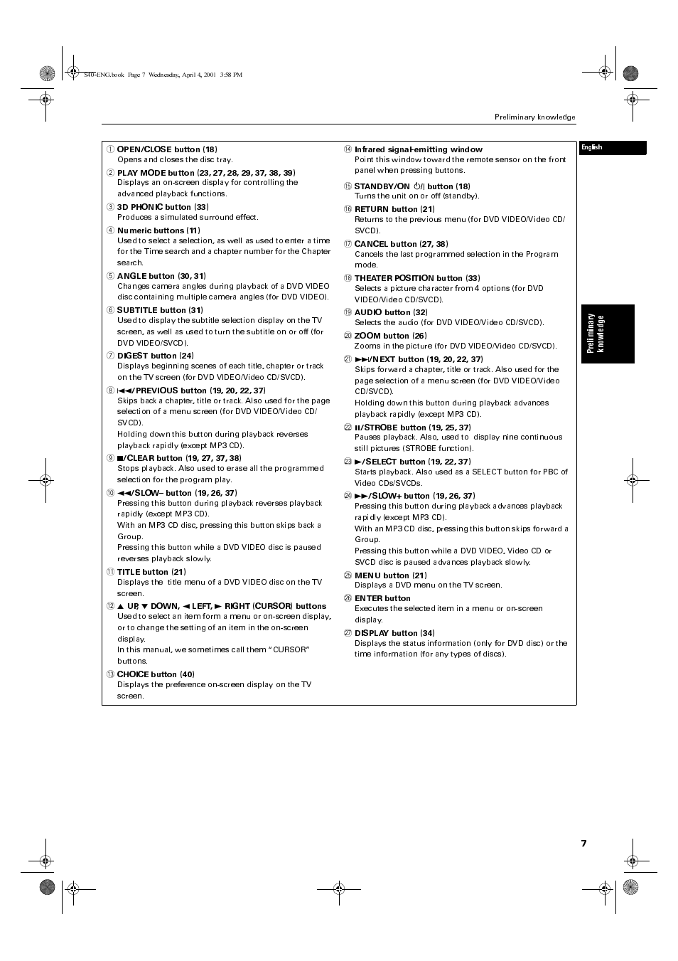 JVC XV-S42SL User Manual | Page 9 / 55