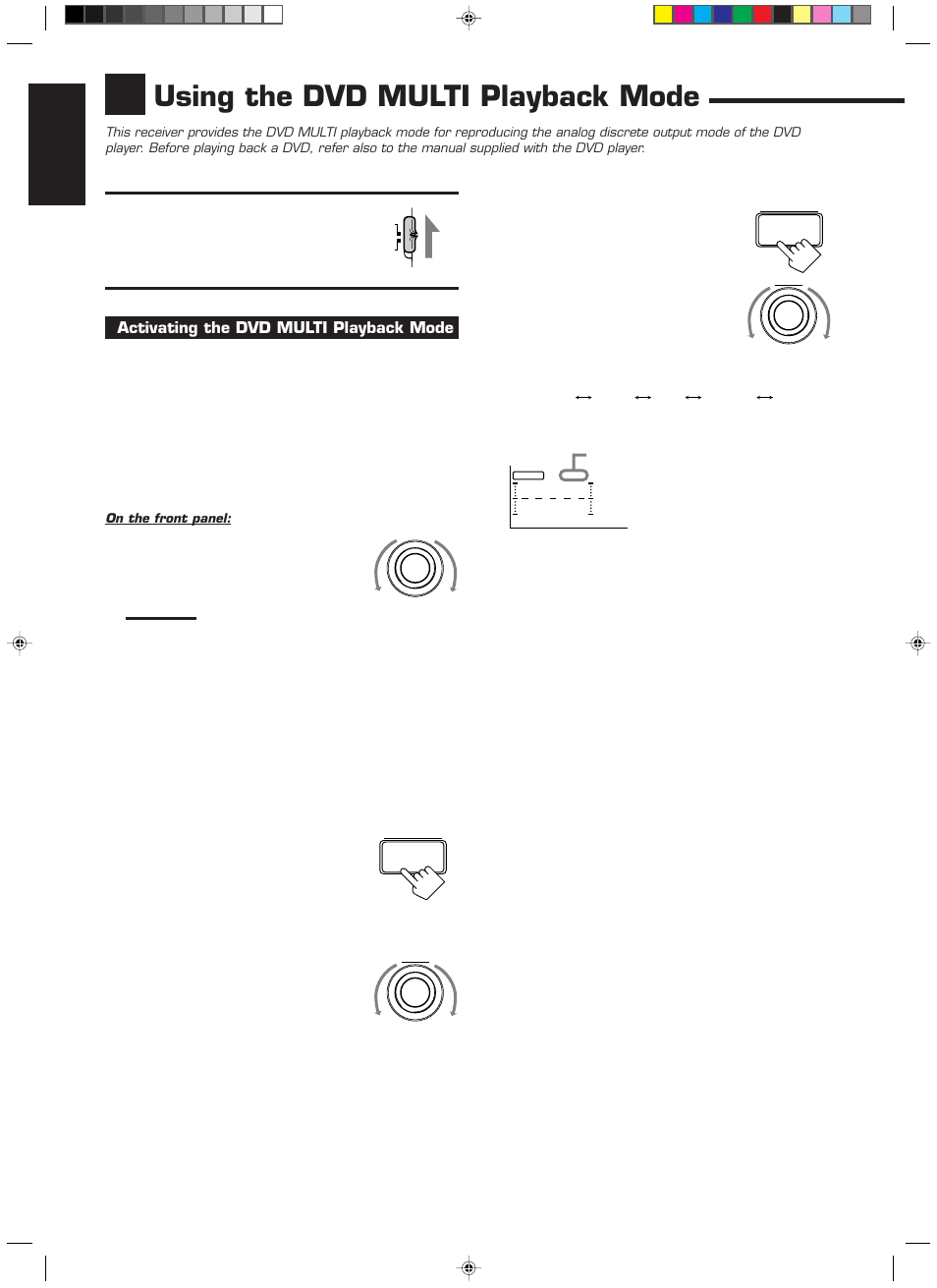 Using the dvd multi playback mode, English | JVC RX-889PGD User Manual | Page 32 / 56