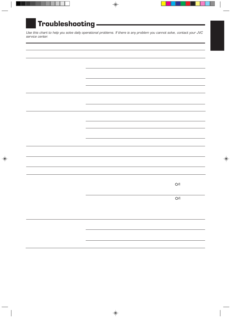 Troubleshooting, English | JVC RX-889PGD User Manual | Page 53 / 56