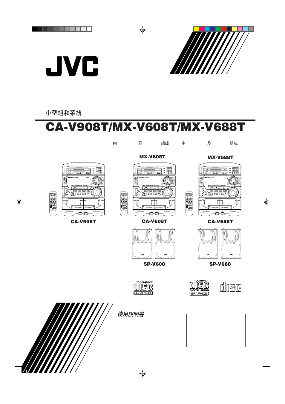 JVC CA-V908T User Manual | 58 pages