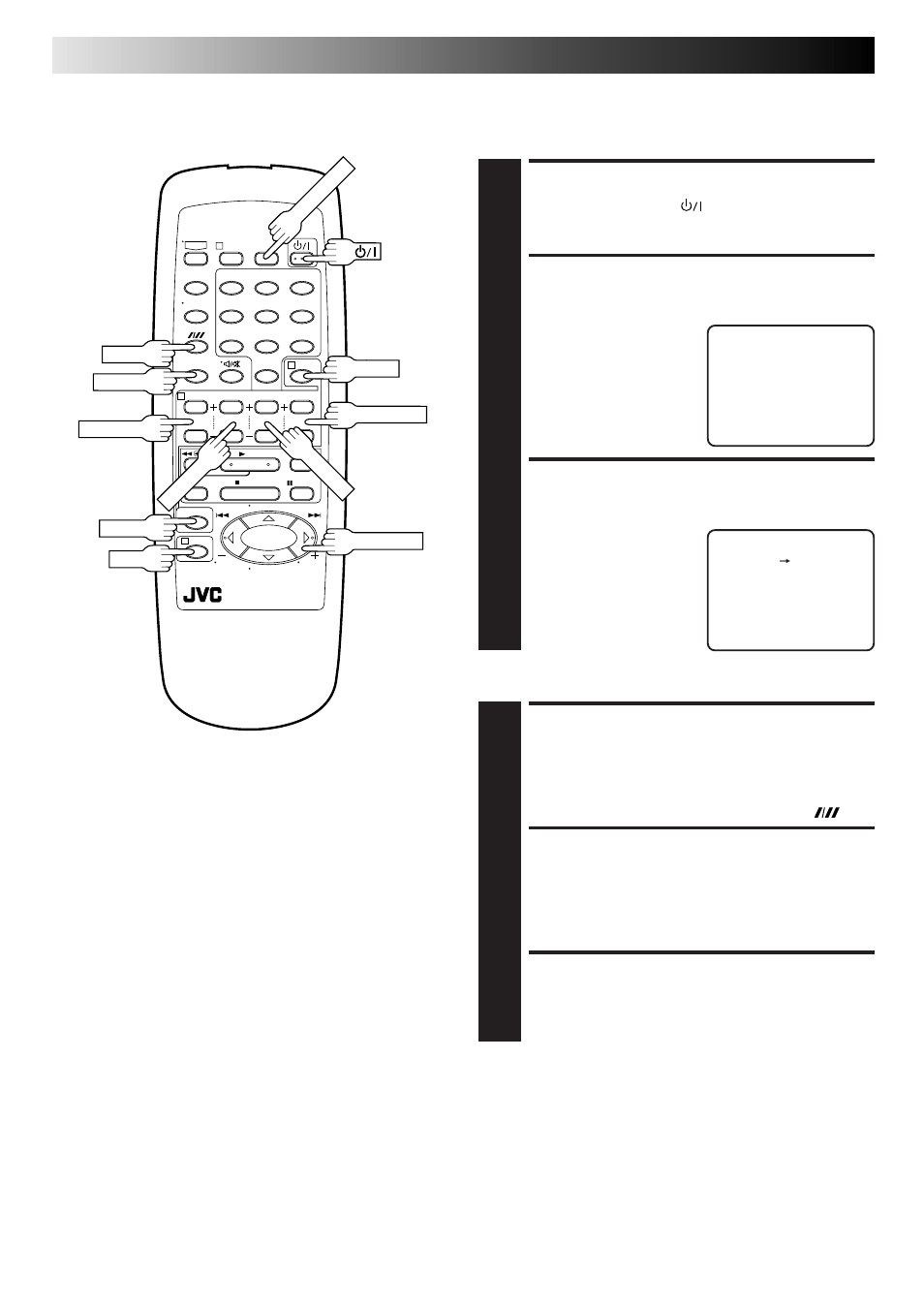 Disengage timer mode, Access programme check screen, Access programme screen | Cancel or replace a programme, Return to normal screen, Return to timer mode, Timer recording (cont.), Check, cancel and replace programmes | JVC HR-J267MS User Manual | Page 22 / 40