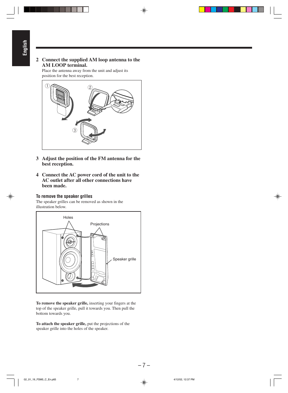 JVC FS-M5 User Manual | Page 9 / 23