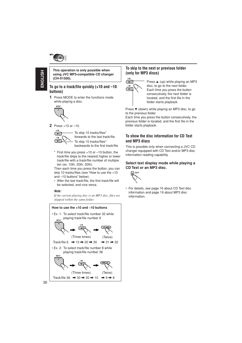 JVC KD-G700 User Manual | Page 36 / 66