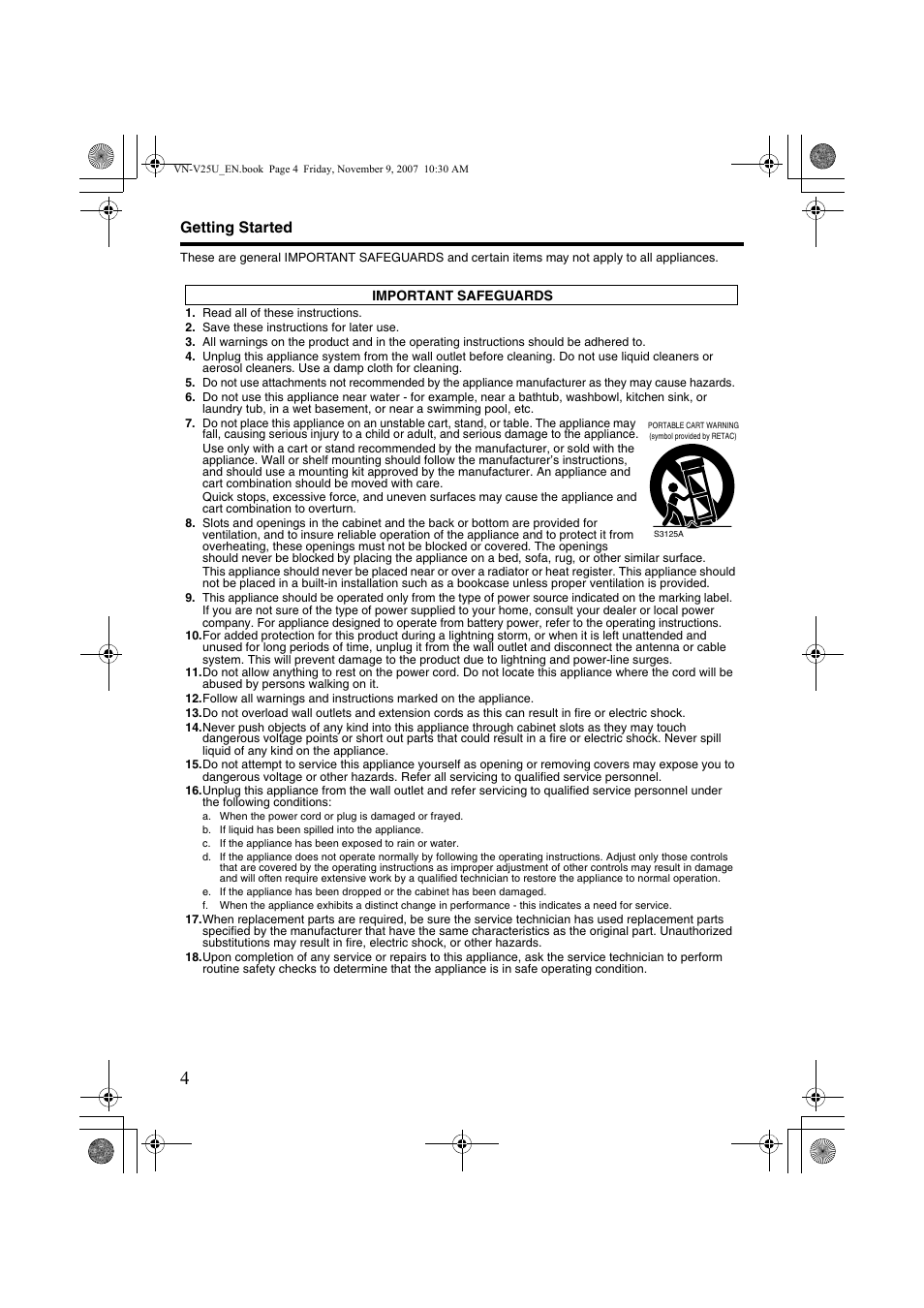 JVC VN-V25U User Manual | Page 4 / 40