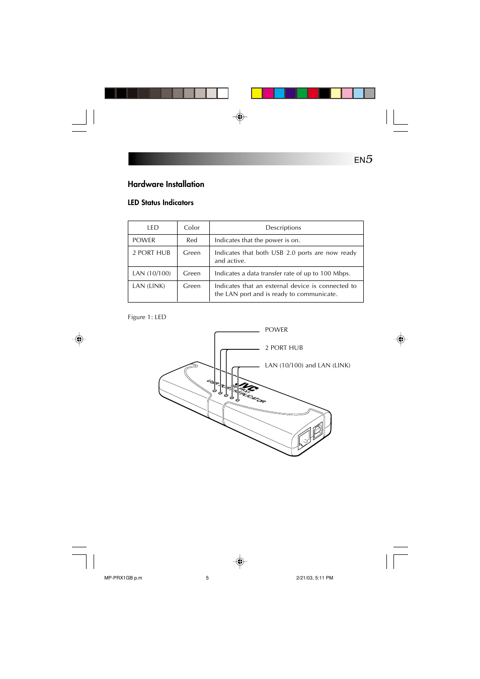 Hardware installation | JVC MP-XP7230GB User Manual | Page 112 / 126