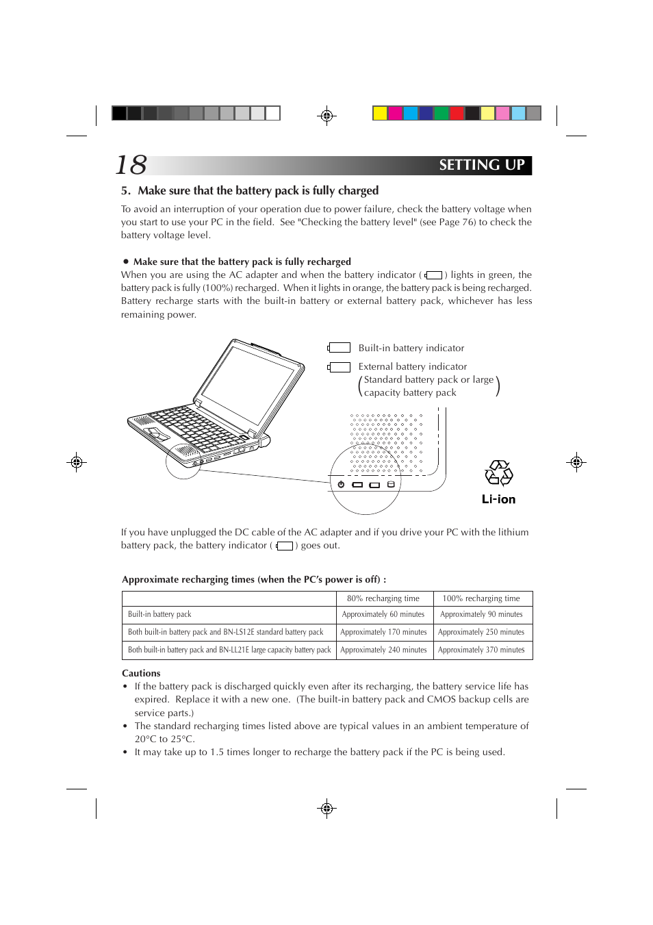 Setting up | JVC MP-XP7230GB User Manual | Page 18 / 126