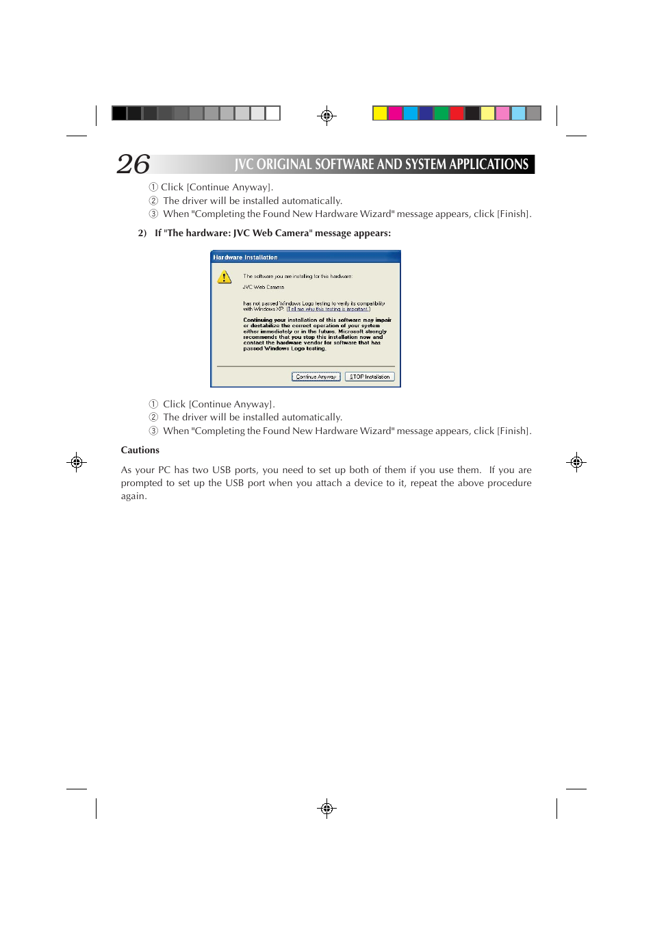 Jvc original software and system applications | JVC MP-XP7230GB User Manual | Page 26 / 126