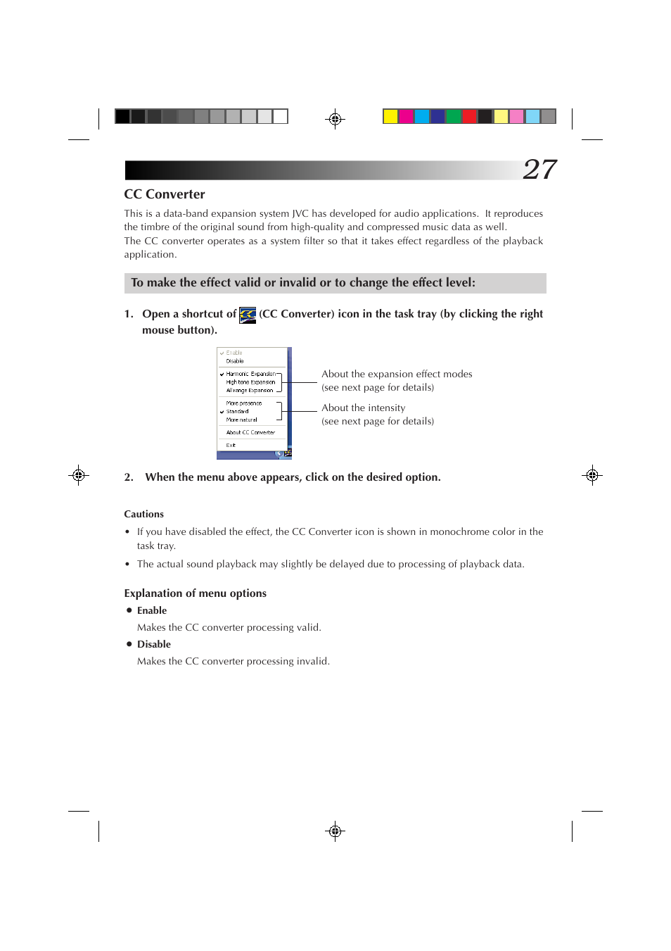 Cc converter | JVC MP-XP7230GB User Manual | Page 27 / 126