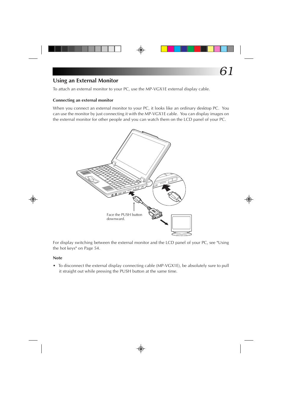 Using an external monitor | JVC MP-XP7230GB User Manual | Page 61 / 126