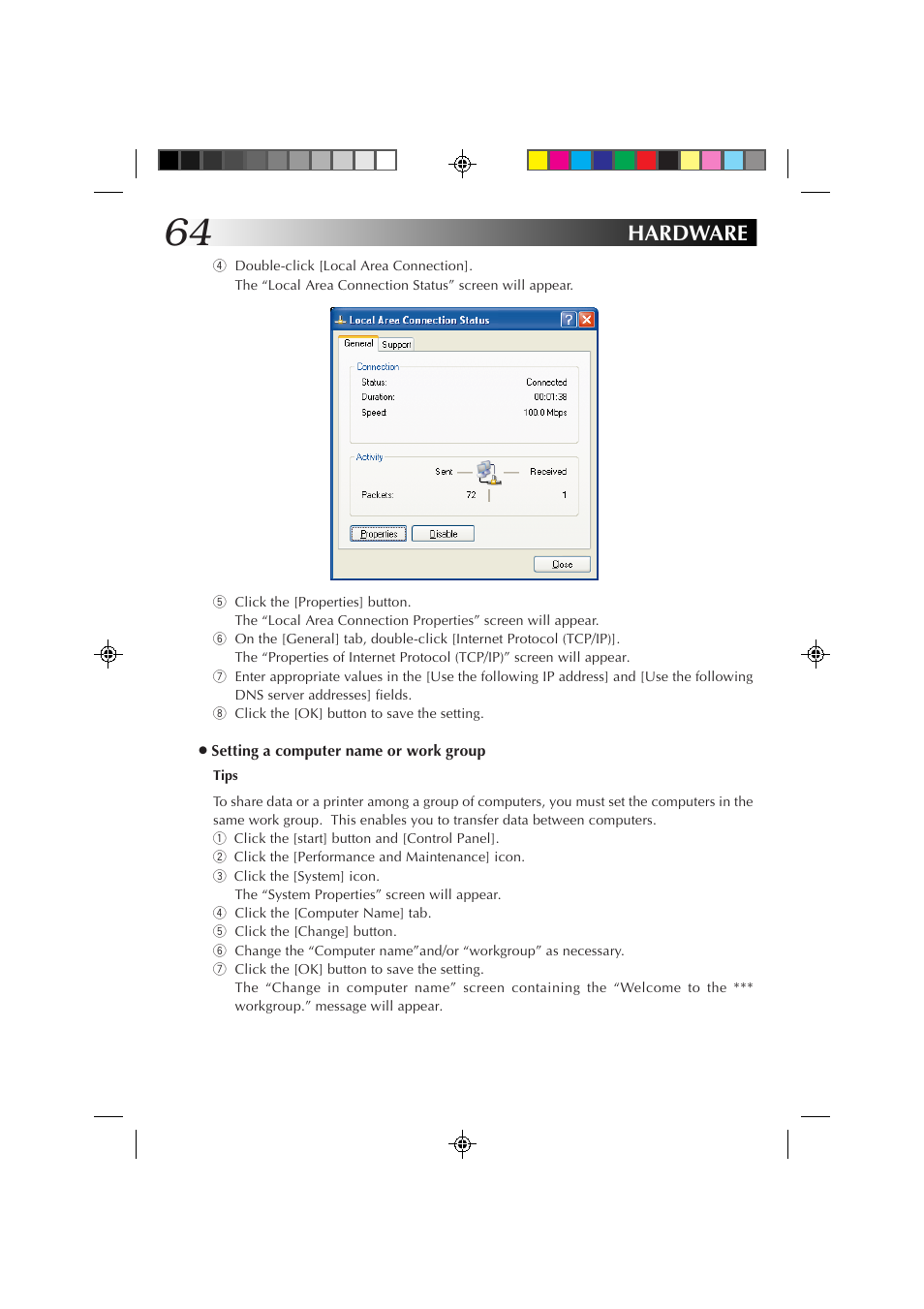 Hardware | JVC MP-XP7230GB User Manual | Page 64 / 126