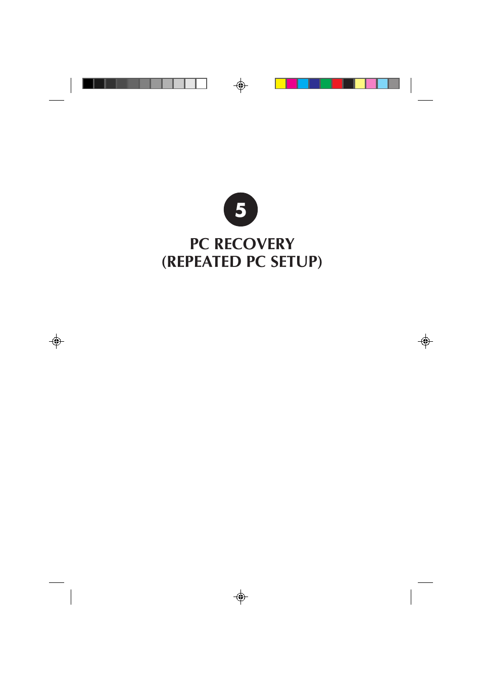 Pc recovery (repeated pc setup) | JVC MP-XP7230GB User Manual | Page 81 / 126