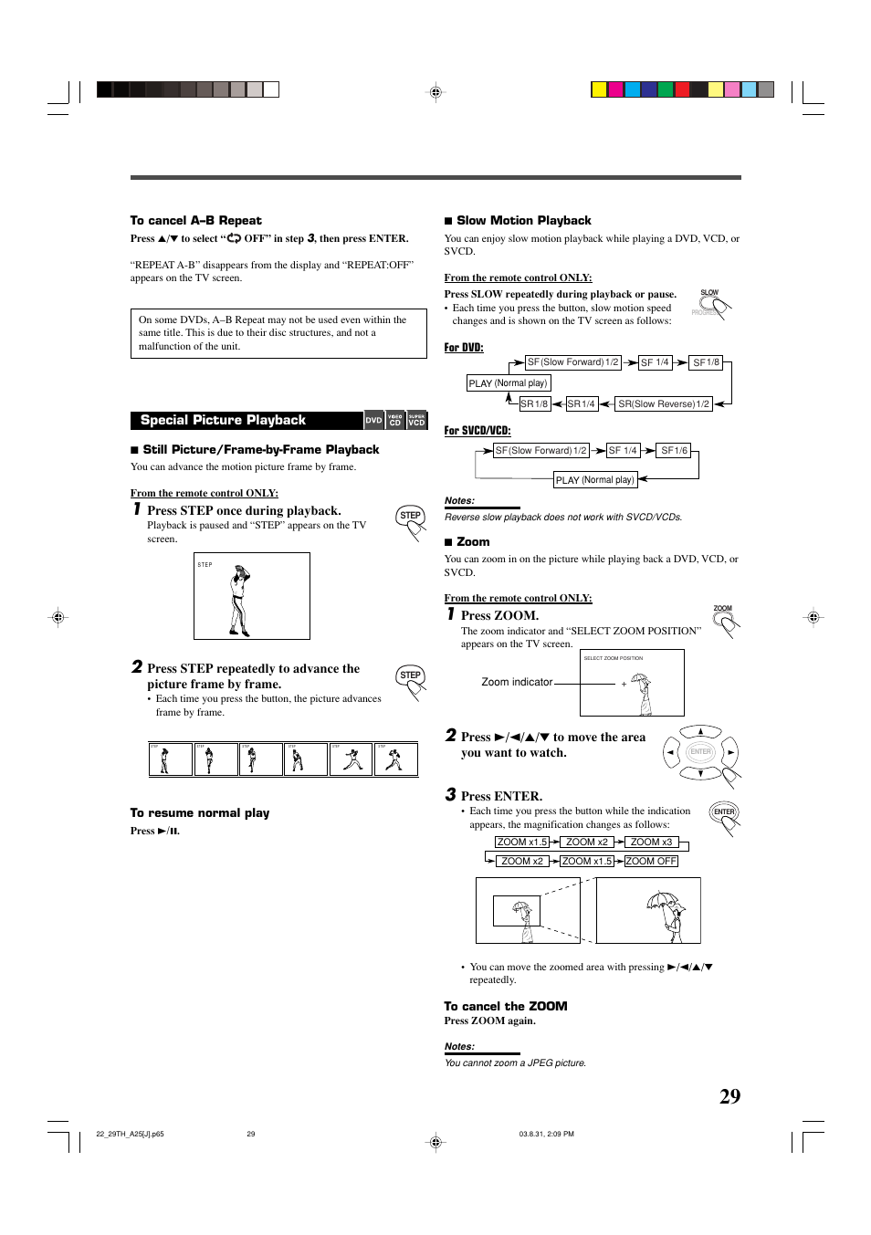 JVC TH-A25 User Manual | Page 31 / 48