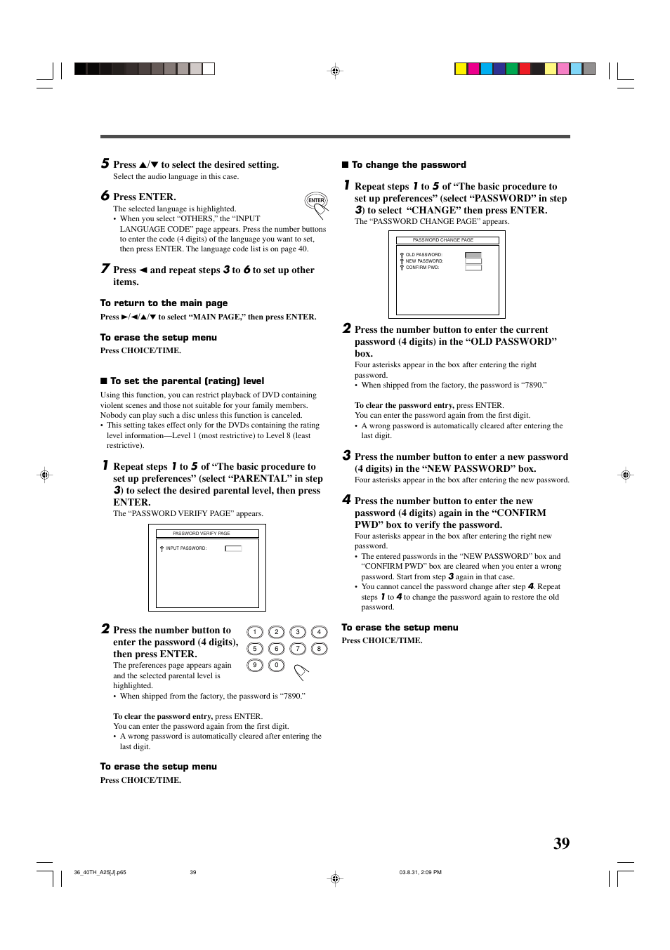 JVC TH-A25 User Manual | Page 41 / 48