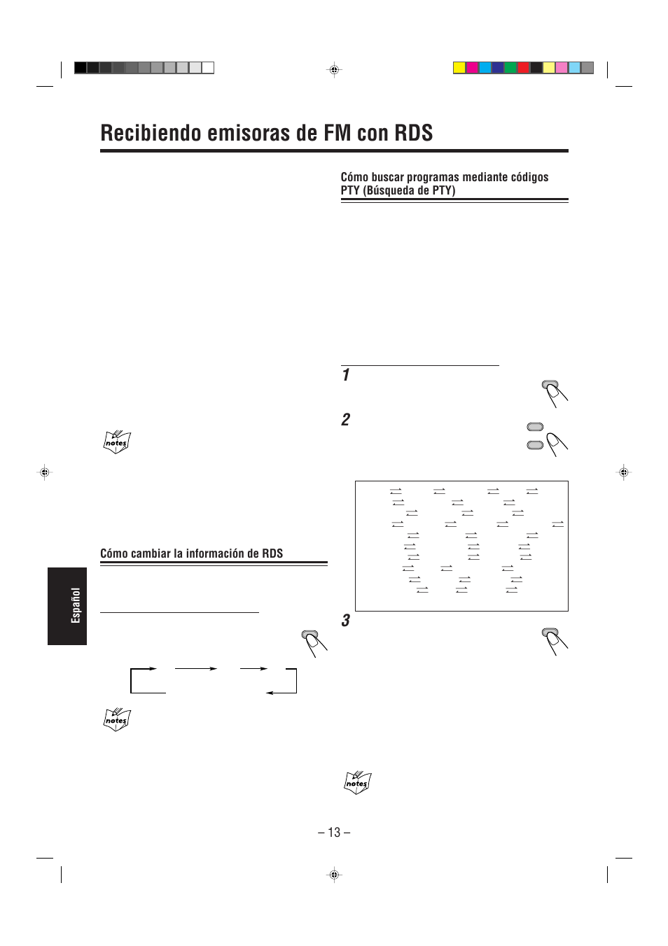 Recibiendo emisoras de fm con rds, Cómo cambiar la información de rds | JVC UX-L30R M User Manual | Page 148 / 189