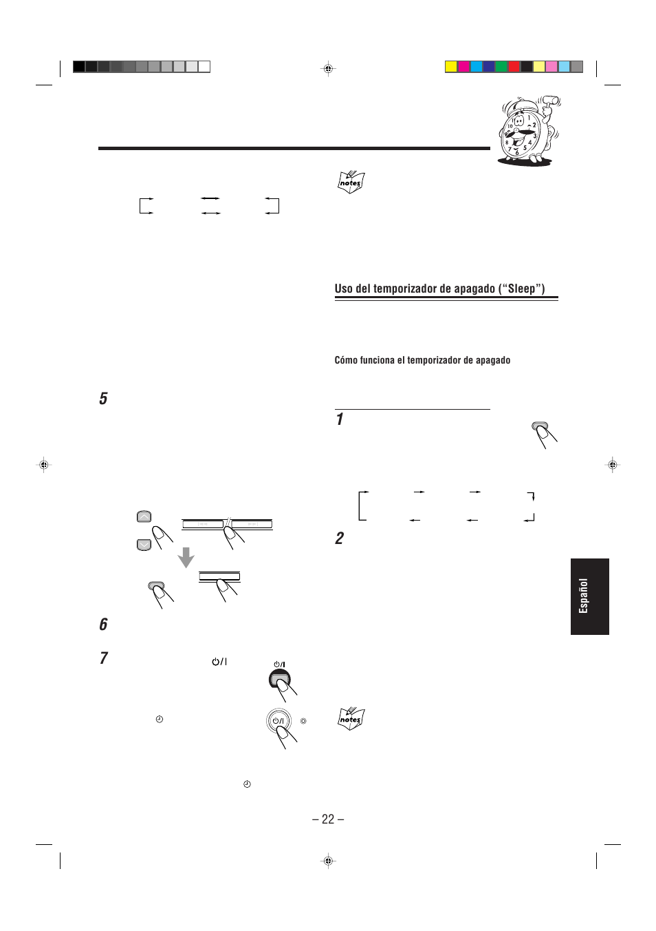 Uso del temporizador de apagado (“sleep”) | JVC UX-L30R M User Manual | Page 157 / 189