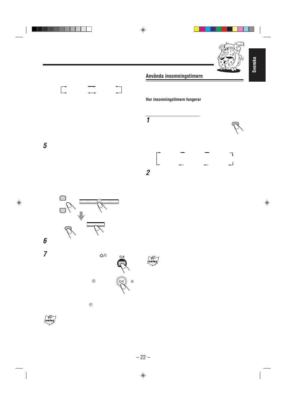 Använda insomningstimern | JVC UX-L30R M User Manual | Page 27 / 189