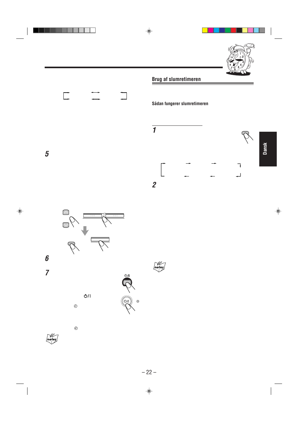 Brug af slumretimeren | JVC UX-L30R M User Manual | Page 79 / 189