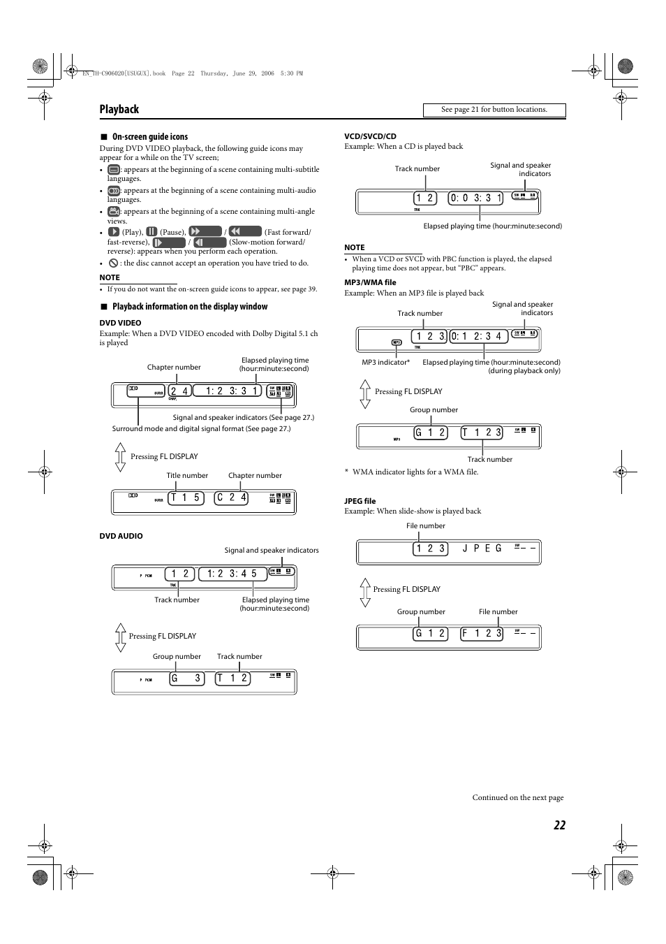 Playback | JVC LVT1504-005B User Manual | Page 25 / 50