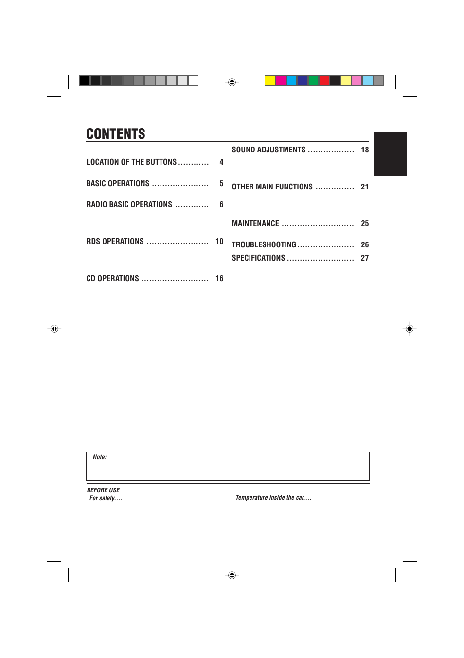 JVC R-D-S KD-S731R User Manual | Page 3 / 28