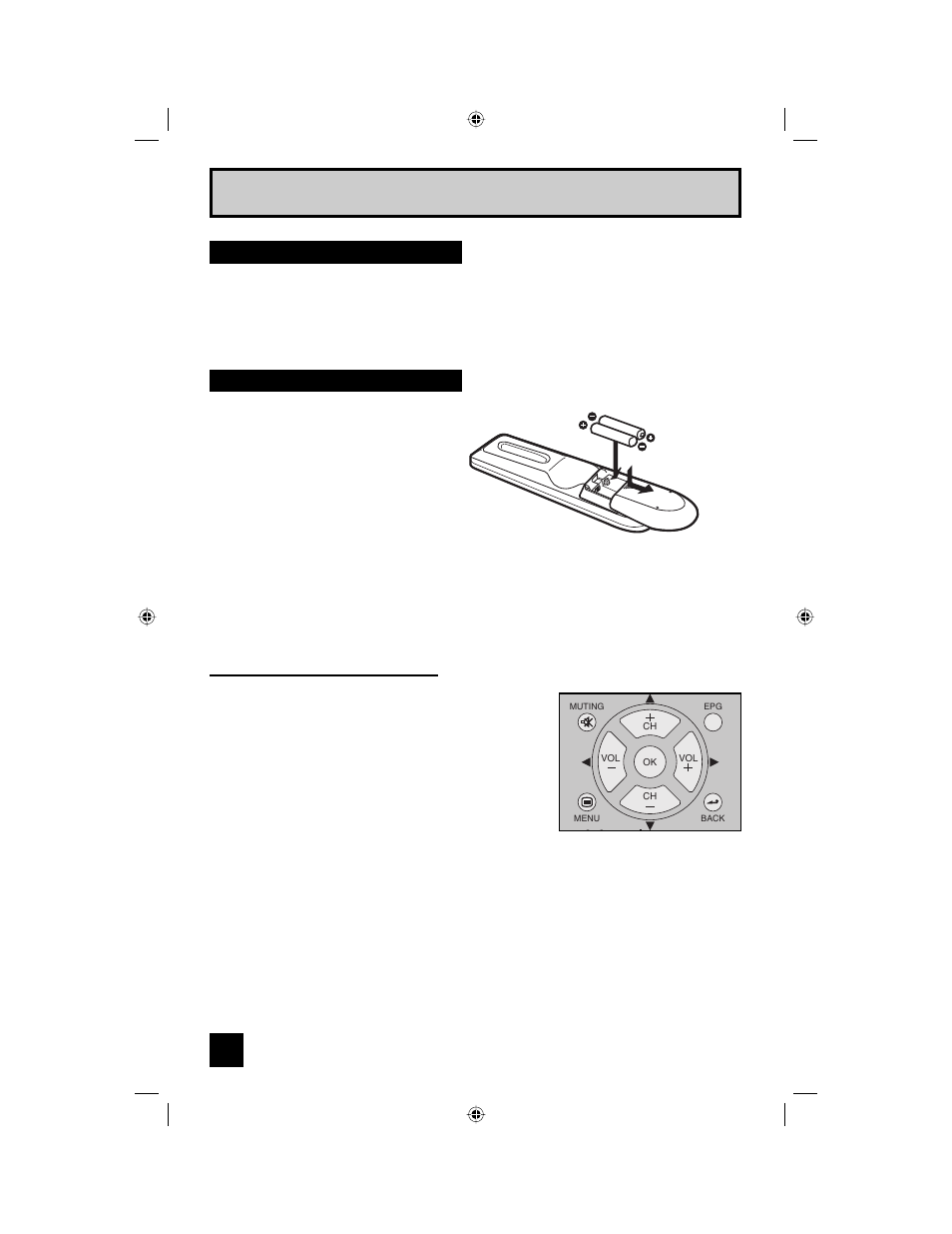 Quick setup getting started, Key feature buttons, Getting started step 1 – the remote control | JVC I'Art LCT1468-001B-A User Manual | Page 12 / 88