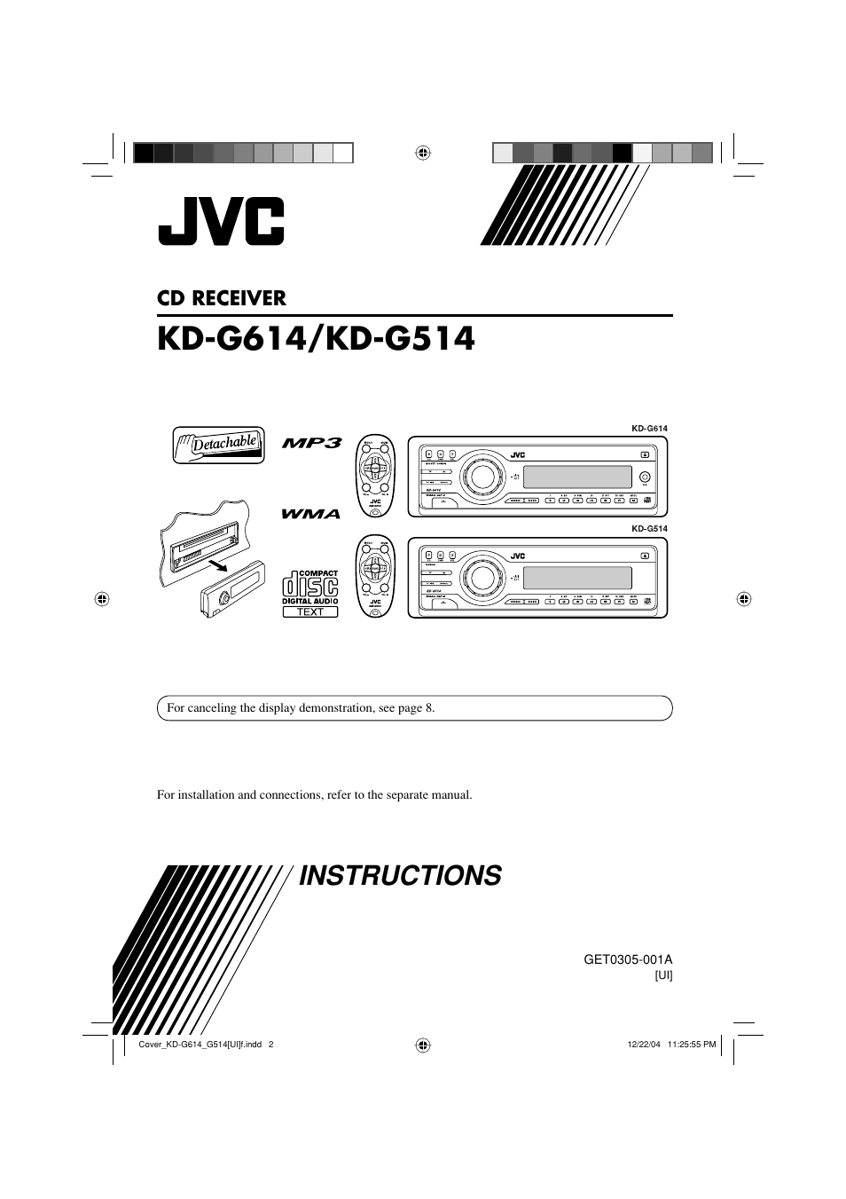 JVC GET0305-001A User Manual | 34 pages