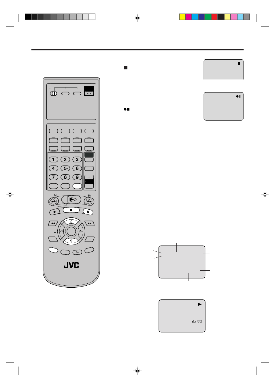 Recording a tv program, Auto rewind feature, Recording one program while watching another | Vcr/dvd/tv, While operating a tape | JVC HR-XVC1UJ User Manual | Page 29 / 56