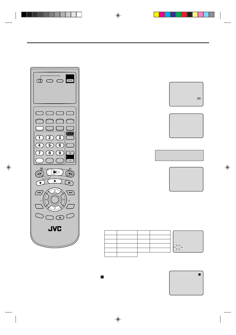 Instant timer recording (itr), Vcr/dvd/tv | JVC HR-XVC1UJ User Manual | Page 30 / 56