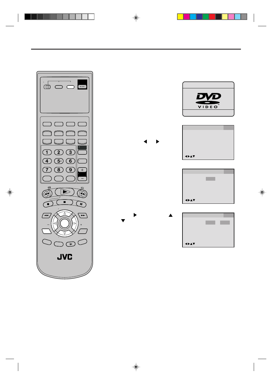 Setting setup language, Vcr/dvd/tv | JVC HR-XVC1UJ User Manual | Page 36 / 56