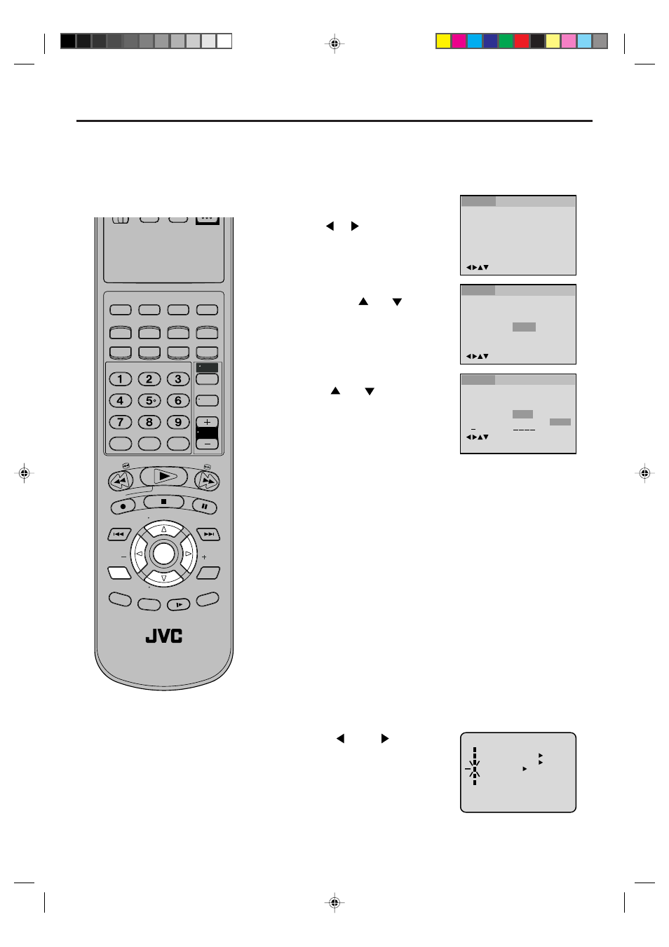 Setting surround sound, Setting audio soundtrack language, Vcr/dvd/tv | JVC HR-XVC1UJ User Manual | Page 50 / 56