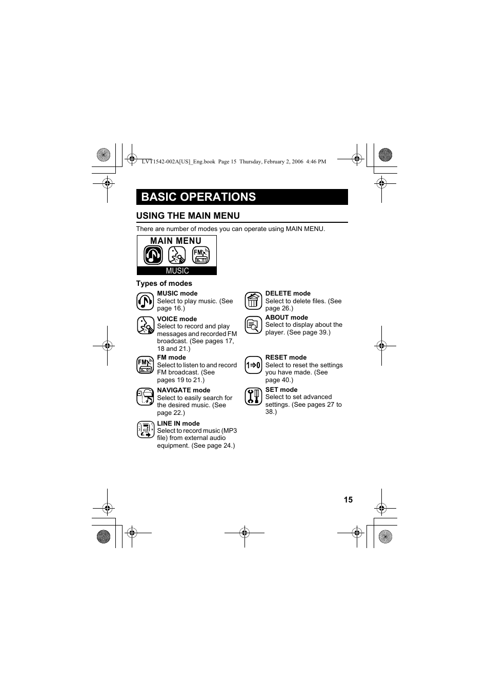 Basic operations | JVC XA-F107A User Manual | Page 59 / 92