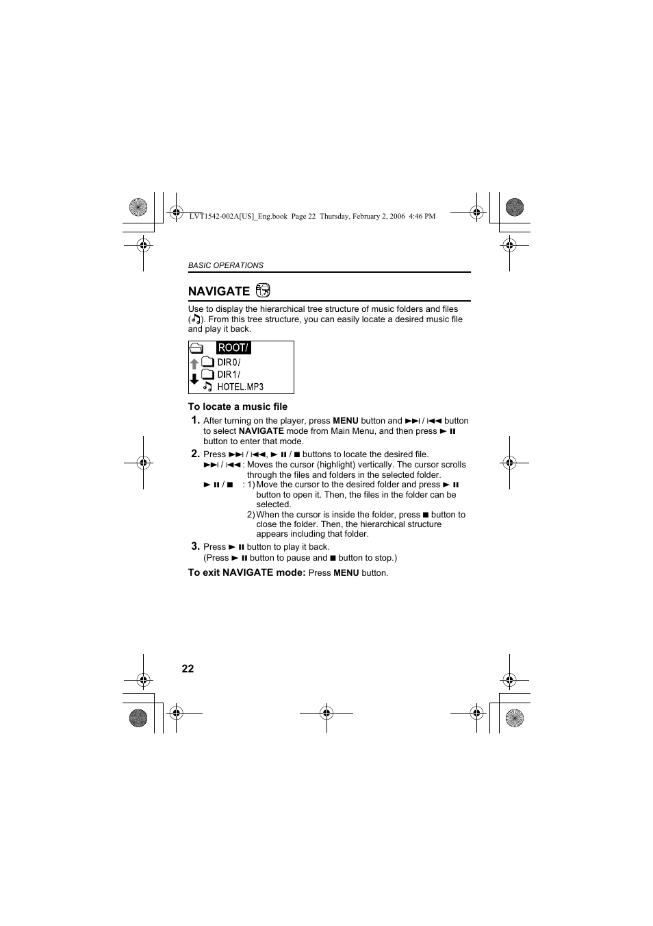 Navigate | JVC XA-F107A User Manual | Page 66 / 92