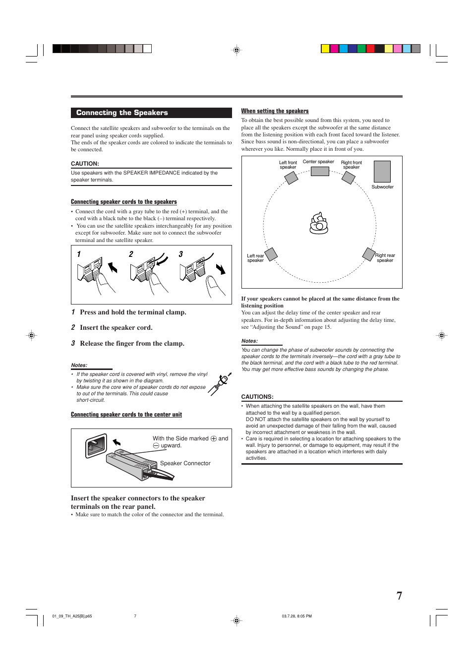 JVC SP-THA25 User Manual | Page 11 / 51