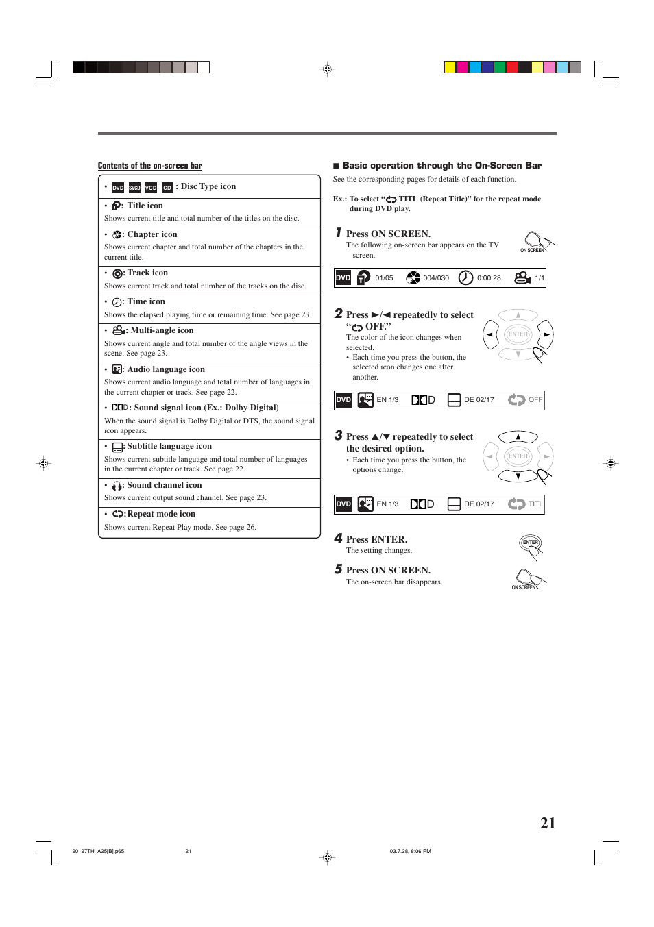 JVC SP-THA25 User Manual | Page 25 / 51